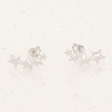 Boucles d'oreilles Étoile AÉLYS en Argent 925/1000 - AE-B60297