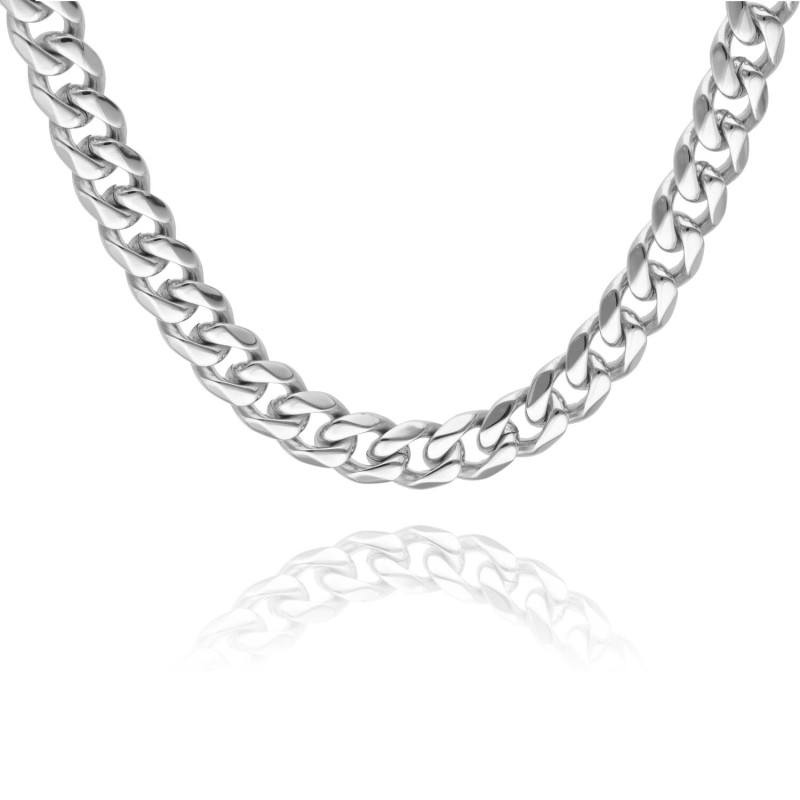 Collier ETIKA Maille Gourmette en Acier - AE-C70119