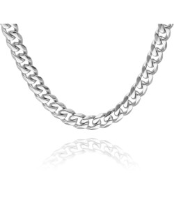 Collier ETIKA Maille Gourmette en Acier - AE-C70119