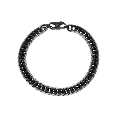 Bracelet ETIKA en Acier Plaqué Noir - AE-BR70207