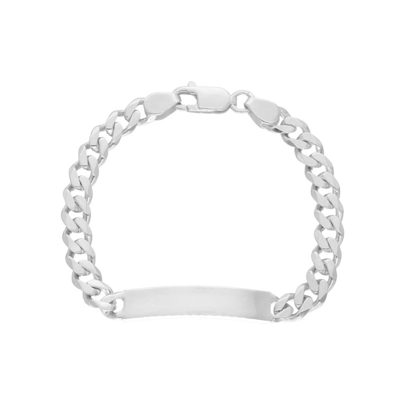 Bracelet Identité AÉLYS en Argent 925/1000 Maille Gourmette - 7 mm - AE-BR60209