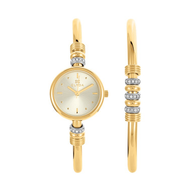 Montre ANTOINETTE - CLYDA Femme Bracelet Acier Doré - CLA0711PTP1