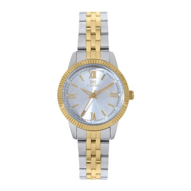 Montre MADELEINE 2021 - CLYDA Femme Bracelet Acier Bicolore - CLA0784BBRX