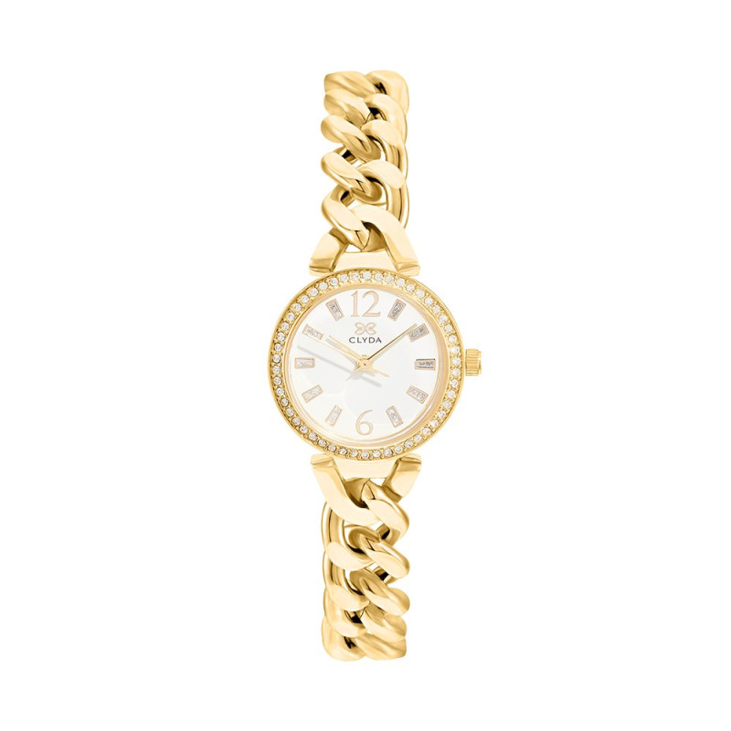 Montre CARROUSEL - CLYDA Femme Bracelet Acier Doré - CLA801DWD