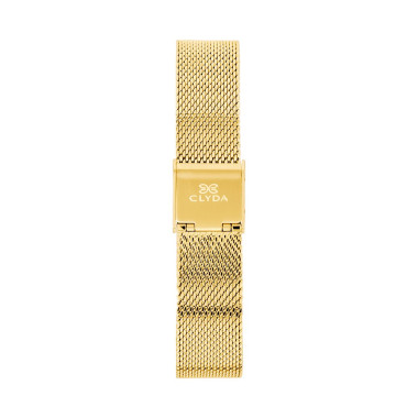 Montre GRENELLE - CLYDA Femme Bracelet Acier Milanais Doré - CLA805DDD