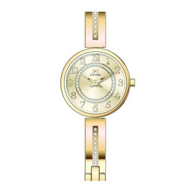 Montre IÉNA - CLYDA Femme Bracelet Acier Doré - CLA809DDD