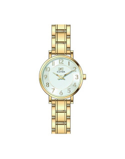 Montre MARIE - CLYDA Femme Bracelet Acier Doré - CLA810DAD