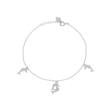 Bracelet Charms Dauphins AÉLYS en Argent 925/1000 - AE-BR60213