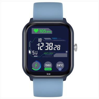 Montre Connectée ICE SMART JUNIOR 3.0 - ICE WATCH Enfant Bracelet Silicone Bleu - 024296