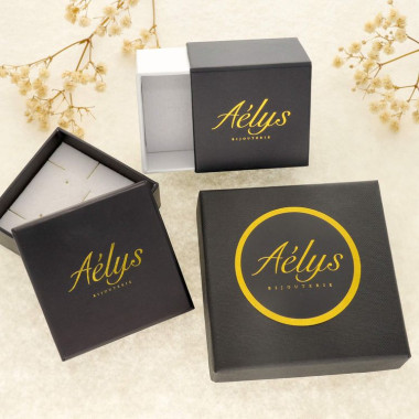 Boucles d'oreilles AÉLYS en Argent 925/1000 avec Oxydes - AE-B6OZ0521