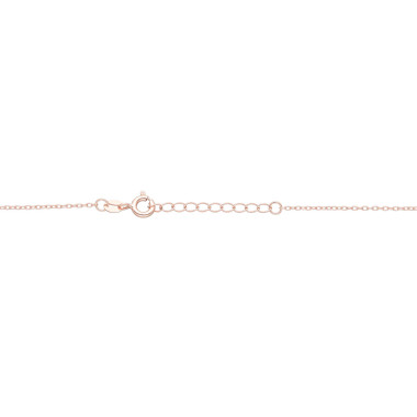 Collier Cœur ROSEGOLD en Argent 925/1000 Rose avec Oxydes - AE-C6OZ0370