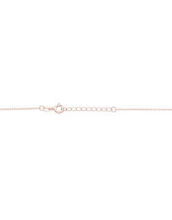 Collier Cœur ROSEGOLD en Argent 925/1000 Rose avec Oxydes - AE-C6OZ0370