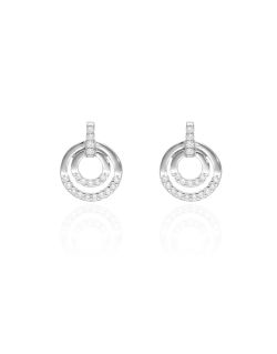 Boucles d'oreilles COROA en Argent 925/1000 avec Oxydes - 0,9 cm - AE-B6OZ0563