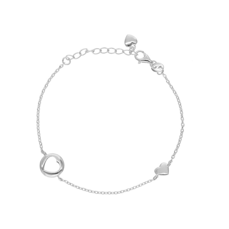 Bracelet Cœurs AÉLYS en Argent 925/1000 - AE-BR60221