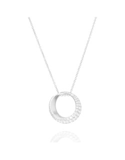 Collier COROA en Argent 925/1000 avec Oxydes - AE-C6OZ0390