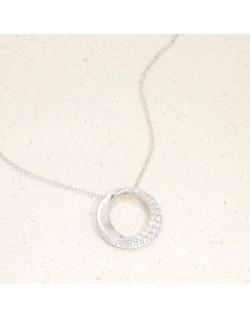 Collier COROA en Argent 925/1000 avec Oxydes - AE-C6OZ0390