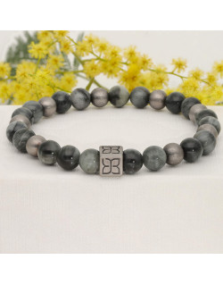 Bracelet CAIRN en Acier avec Œil d'Aigle - AE-BR7OA0001