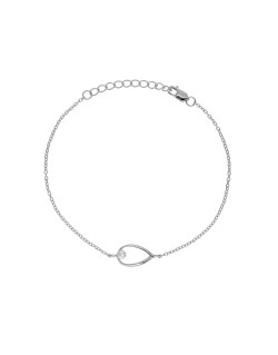 Bracelet Goutte AÉLYS en Argent 925/1000 avec Perle - AE-BR6PL0020