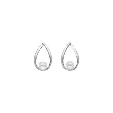 Boucles d'oreilles Goutte AÉLYS en Argent 925/1000 avec Perle - AE-B6PL0058