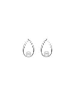 Boucles d'oreilles Goutte AÉLYS en Argent 925/1000 avec Perle - AE-B6PL0058