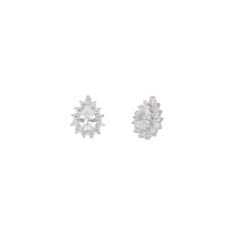 Boucles d'oreilles AÉLYS en Argent 925/1000 avec Oxydes - AE-B6OZ0575