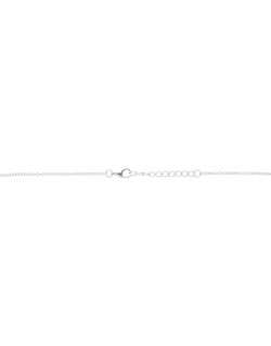 Collier Étoile LA PETITE PERLE en Argent 925/1000 avec Oxyde Bleu, Nacre et Perle Blanche - AE-C6OZ0392