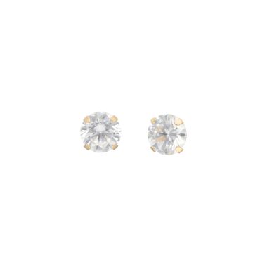 Boucles d'oreilles AÉLYS en Or 375/1000 Jaune Oxyde Blanc - AE-B4OZ0047