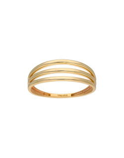 Bague Triple Corps AÉLYS en Or 375/1000  - AE-BA40383
