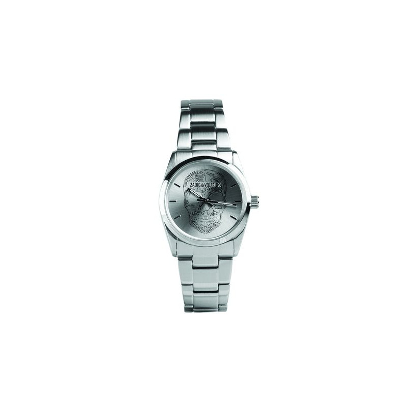 Montre ZADIG & VOLTAIRE en Acier avec Motif Tête de Mort - ZV029/FM
