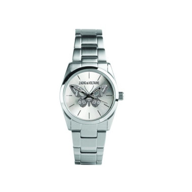 Montre ZADIG & VOLTAIRE en Acier avec  Motif Papillon - ZV030/FM
