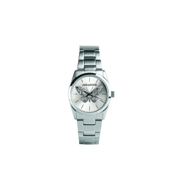 Montre ZADIG & VOLTAIRE en Acier avec  Motif Papillon - ZV030/FM