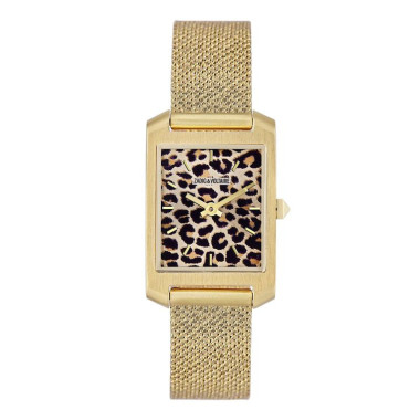 Montre ZADIG & VOLTAIRE en Acier Doré avec Cadran Motif Léopard - ZVT710