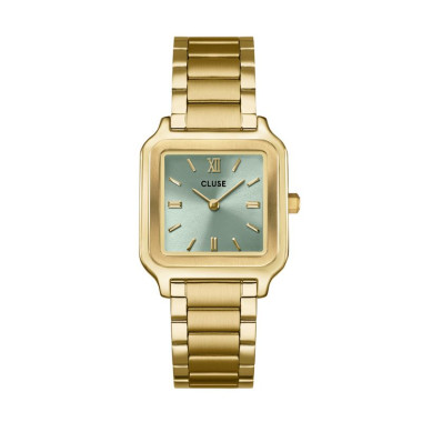 Montre GRACIEUSE - CLUSE Femme Cadran Sauge Bracelet Acier Doré - CW11909