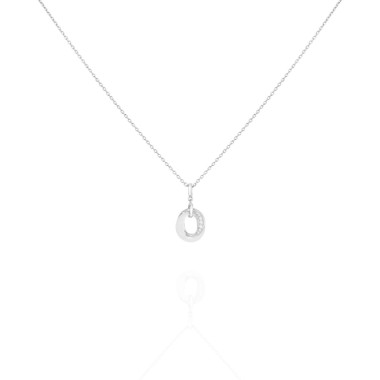 Collier CERANITY en Argent 925/1000 et Céramique Blanche avec Oxydes  - AE-C6OZ0394