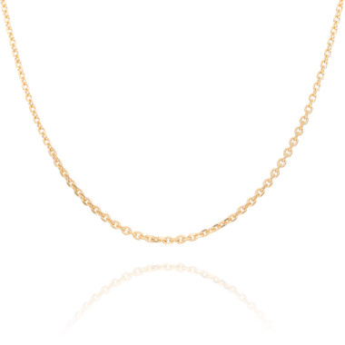 Chaîne AÉLYS en Plaqué Or Maille Forçat - Largeur 1,8 mm - AE-C50008