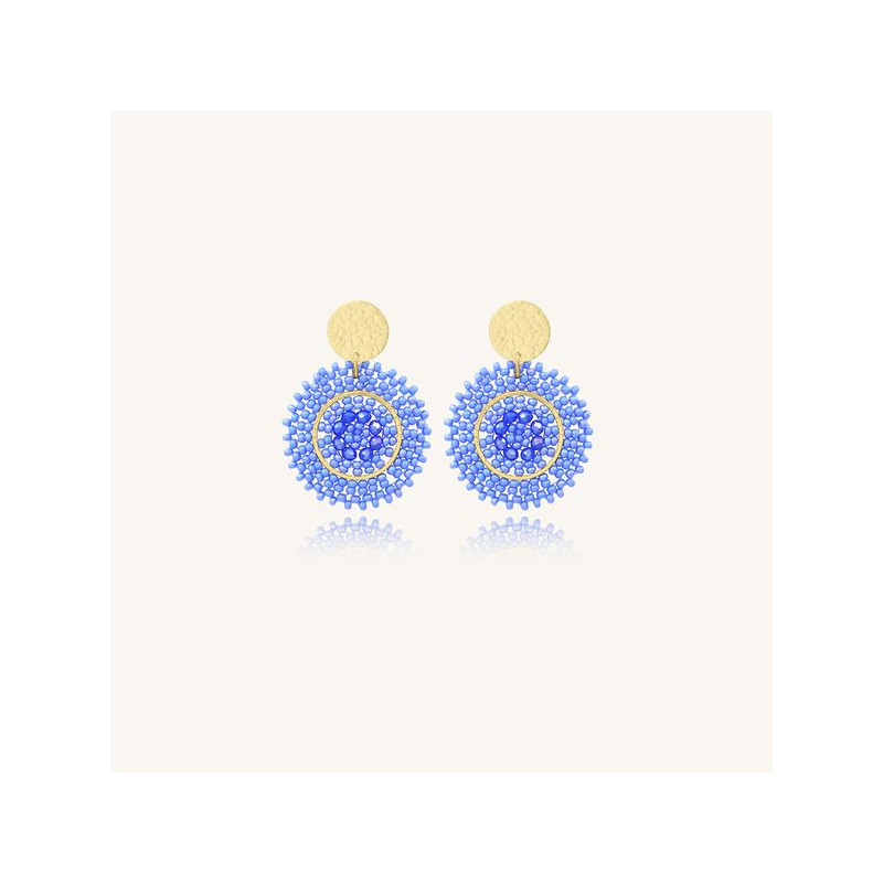 Boucles d'oreilles BABY ESPAGNOLA - SANTIBE Lilas
