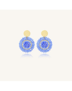 Boucles d'oreilles BABY ESPAGNOLA - SANTIBE Lilas