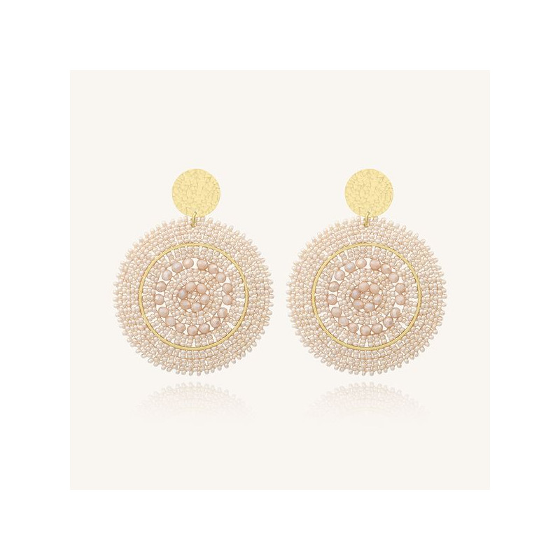 Boucles d'oreilles ESPAGNOLA - SANTIBE Sable