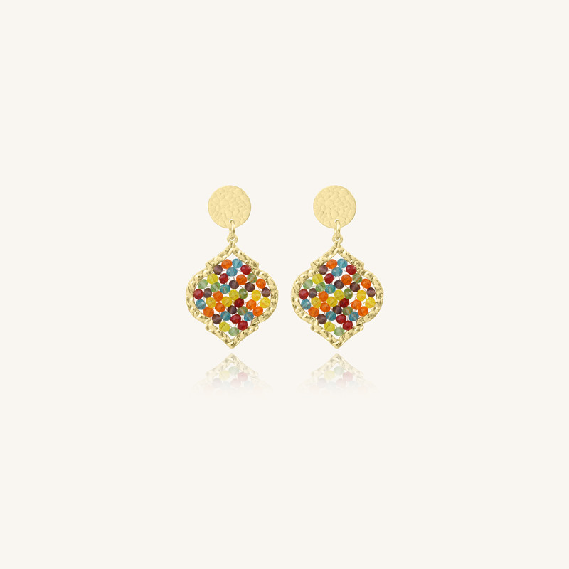 Boucles d'oreilles MINI DIAMANTE - SANTIBE Multicolore