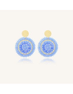 Boucles d'oreilles MINI ESPAGNOLA - SANTIBE Lilas