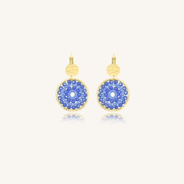 Boucles d'oreilles PARADIS - SANTIBE Lilas