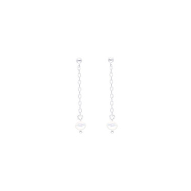 Boucles d'oreilles Chaînettes AÉLYS en Argent 925/1000 avec Perles - AE-B6PL0061
