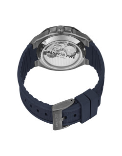 Montre Automatique KENNETH COLE Bracelet Silicone Bleu - KCWGR2217302