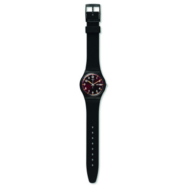 Montre SWATCH - SIR RED Unisex Bracelet Noir - GB753