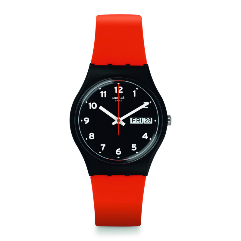 Montre SWATCH - RED GRIN Unisex Bracelet rouge - GB754
