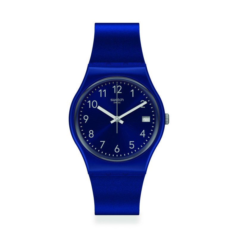 Montre SWATCH - SILVER IN BLUE Unisex Bracelet Bleu - GN416