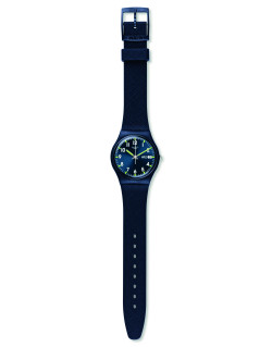 Montre SWATCH - SIR BLUE Unisex Bracelet Bleu - GN718