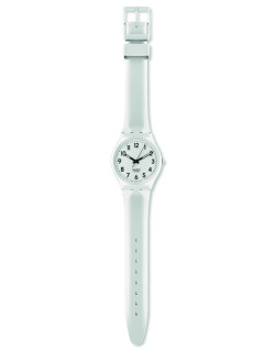 Montre SWATCH - JUST WHITE SOFT Unisex Bracelet Blanc - GW151O