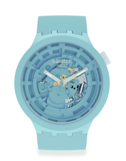 Montre SWATCH - C-BLUE Unisex Bracelet Bleu - SB03N100