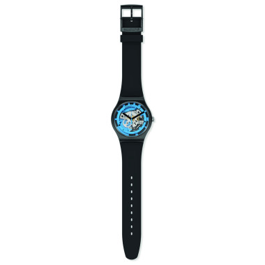 Montre SWATCH - BLUE ANATOMY Unisex Bracelet Noir - SUOB187